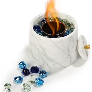 Natural Marble Stone Tabletop Fire Pit Bowl